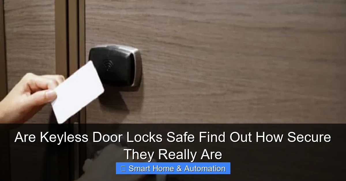 Are Keyless Door Locks Safe Find Out How Secure They Really Are