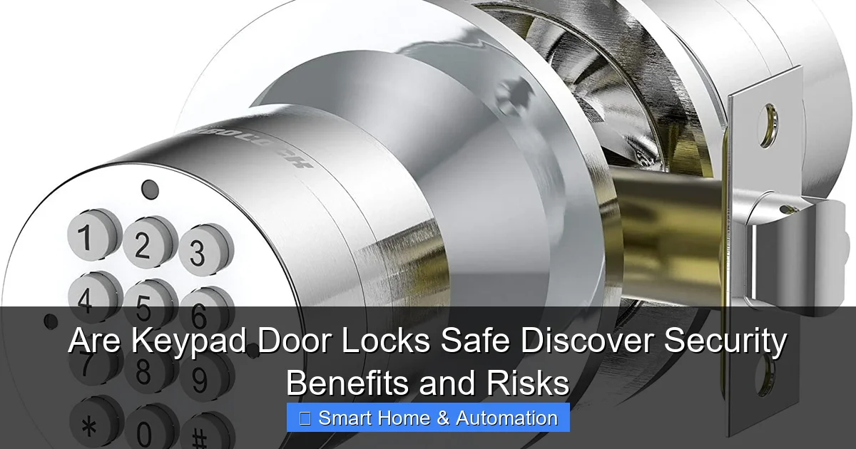 Are Keypad Door Locks Safe Discover Security Benefits and Risks