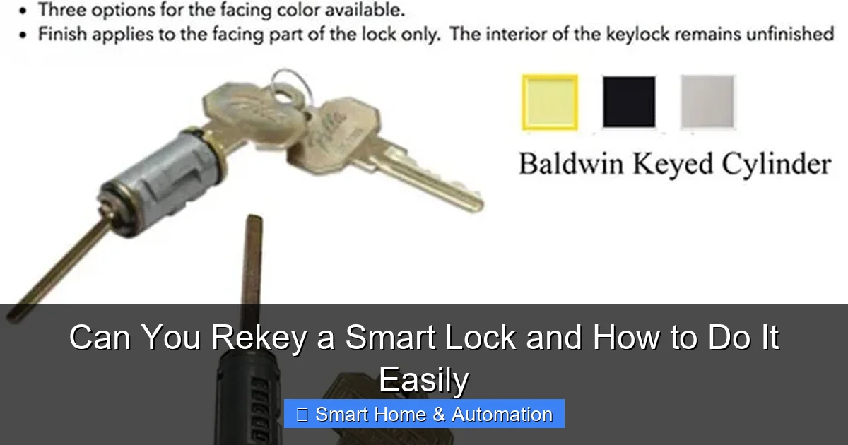 Can You Rekey a Smart Lock and How to Do It Easily