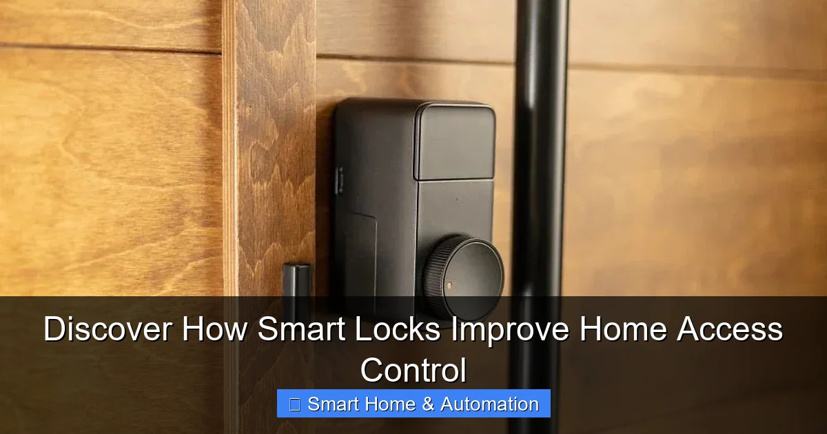 Discover How Smart Locks Improve Home Access Control