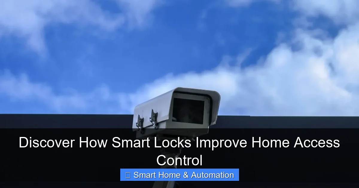 Discover How Smart Locks Improve Home Access Control
