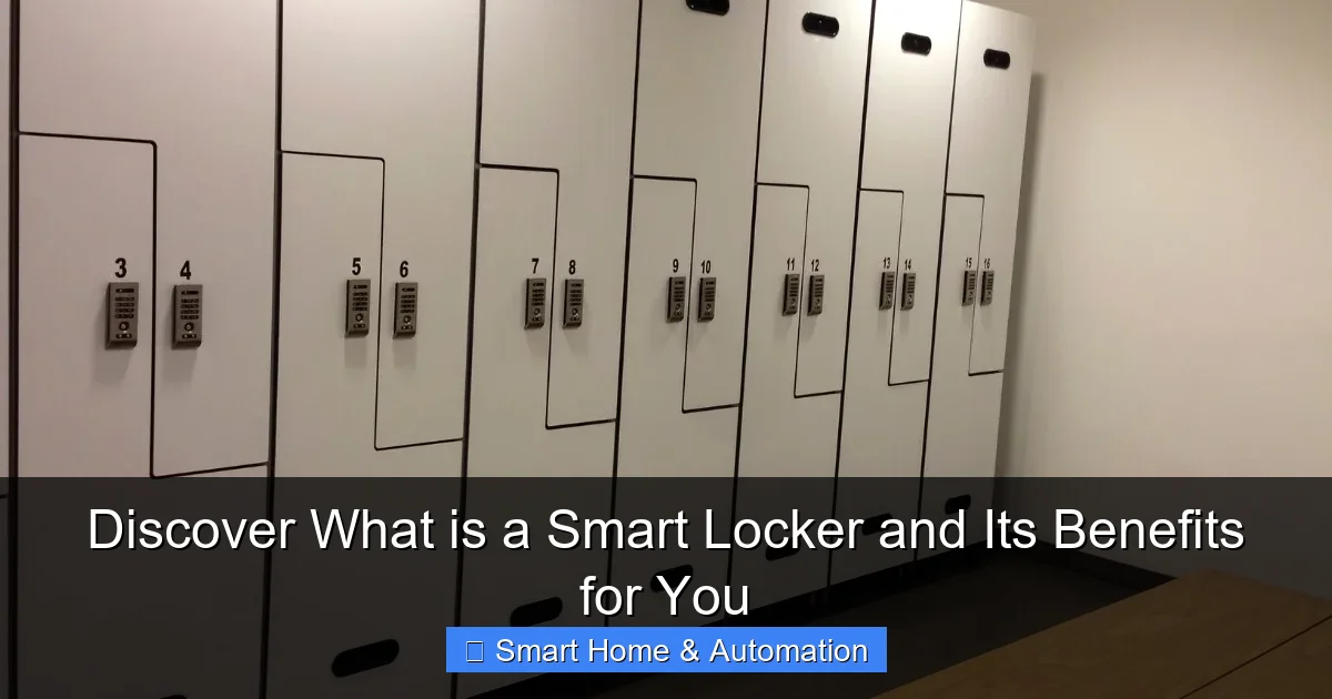 Discover What is a Smart Locker and Its Benefits for You