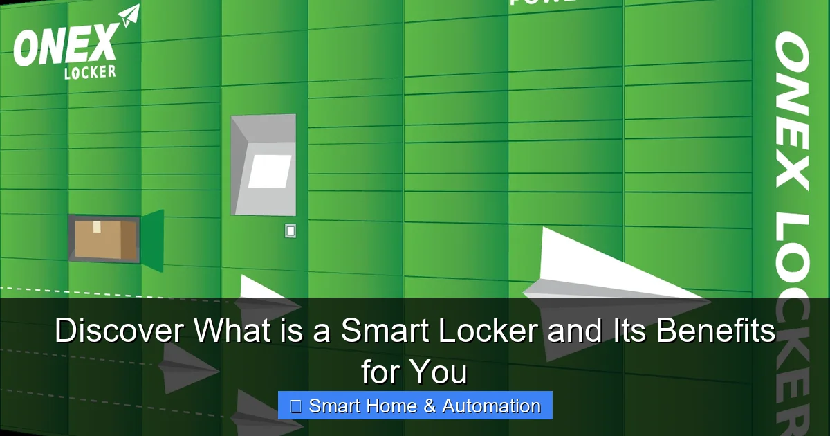 Discover What is a Smart Locker and Its Benefits for You