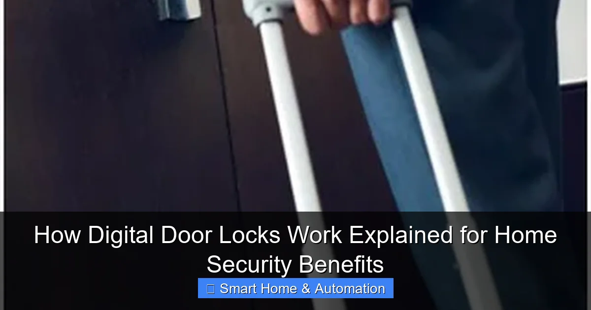 How Digital Door Locks Work Explained for Home Security Benefits