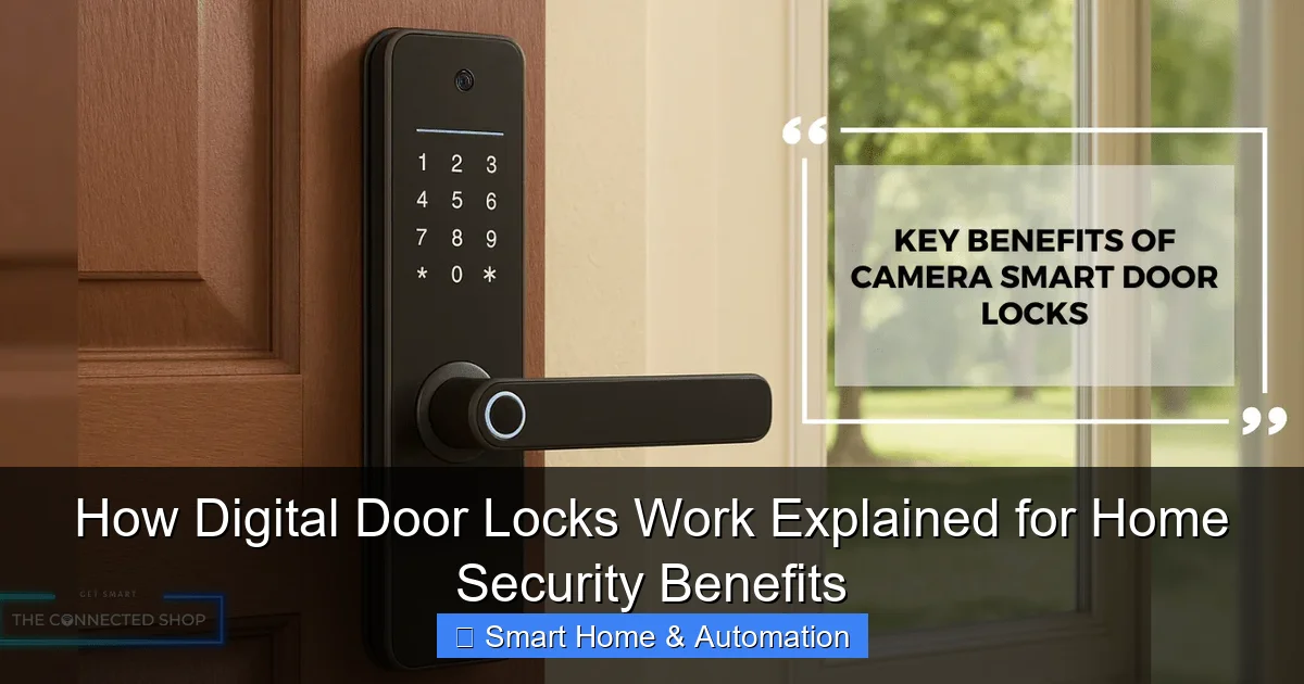 How Digital Door Locks Work Explained for Home Security Benefits