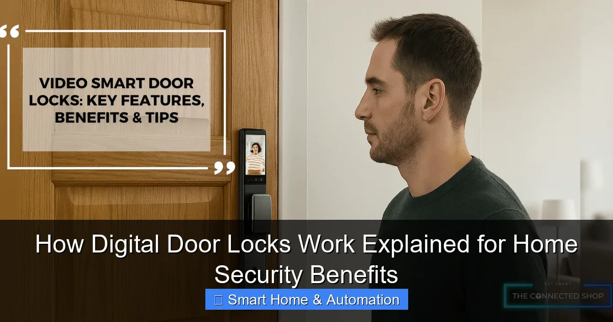 How Digital Door Locks Work Explained for Home Security Benefits