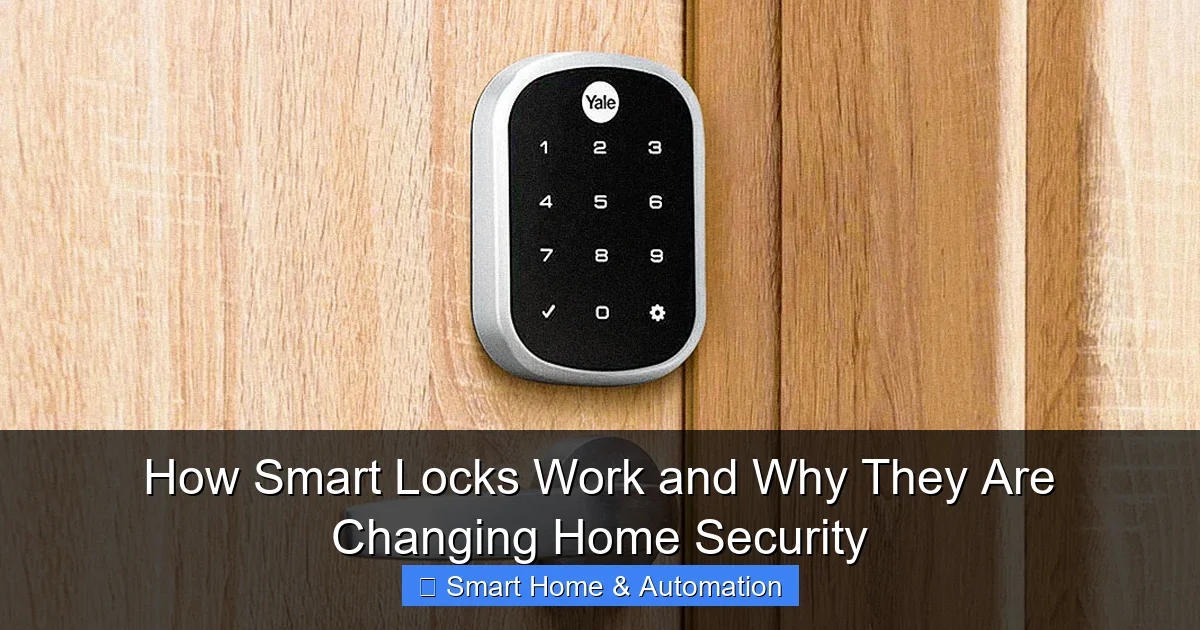 How Smart Locks Work and Why They Are Changing Home Security