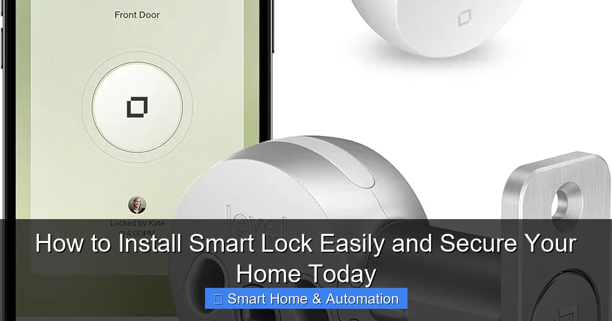 How to Install Smart Lock Easily and Secure Your Home Today