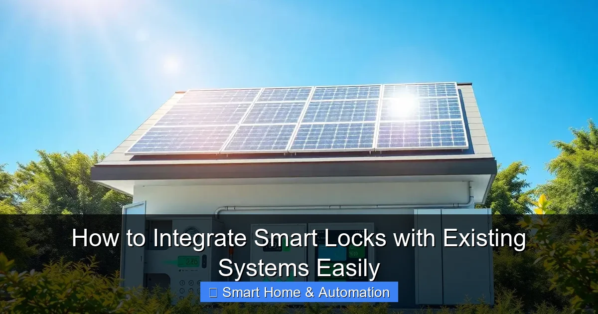 How to Integrate Smart Locks with Existing Systems Easily