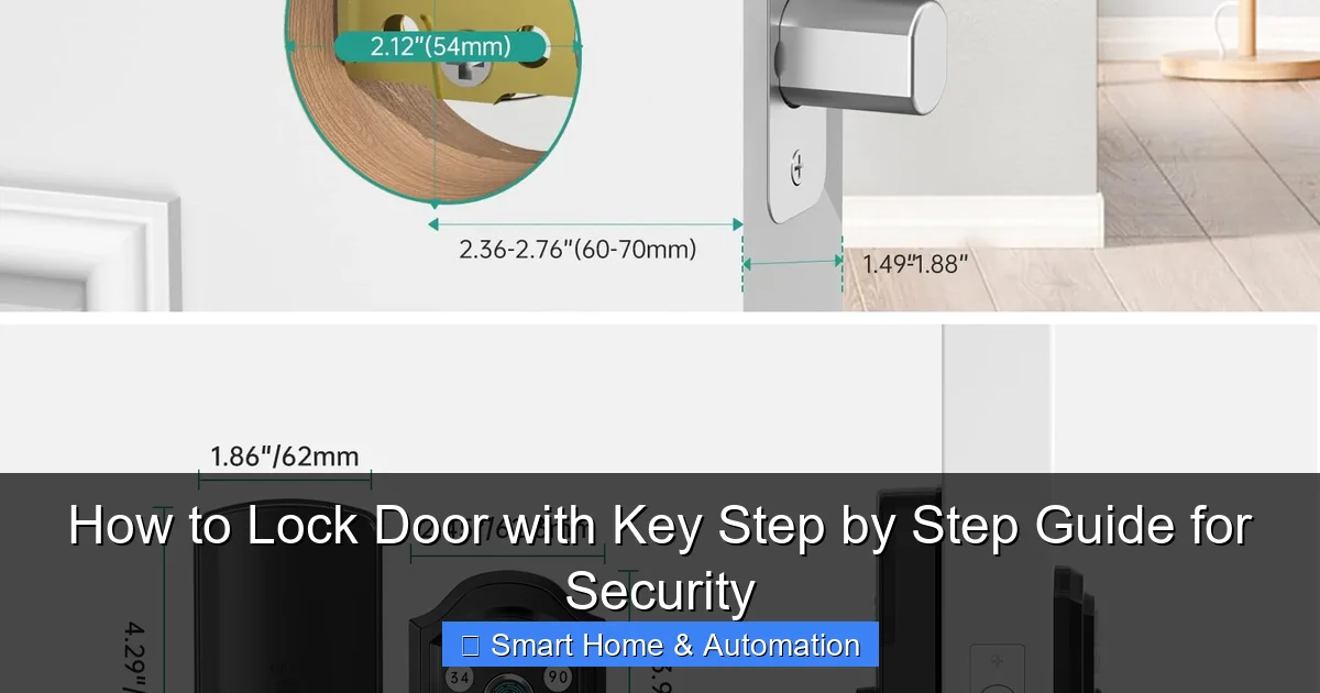 How to Lock Door with Key Step by Step Guide for Security