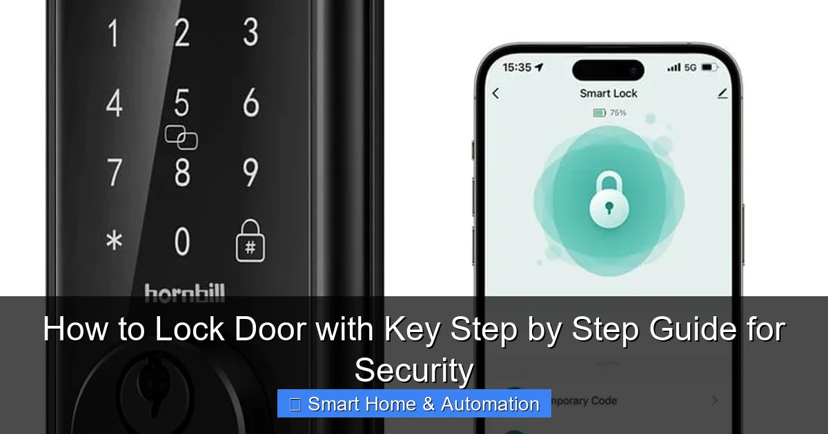 How to Lock Door with Key Step by Step Guide for Security