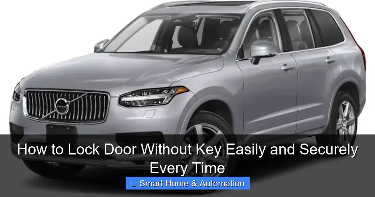 How to Lock Door Without Key Easily and Securely Every Time
