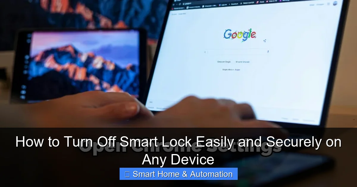 How to Turn Off Smart Lock Easily and Securely on Any Device