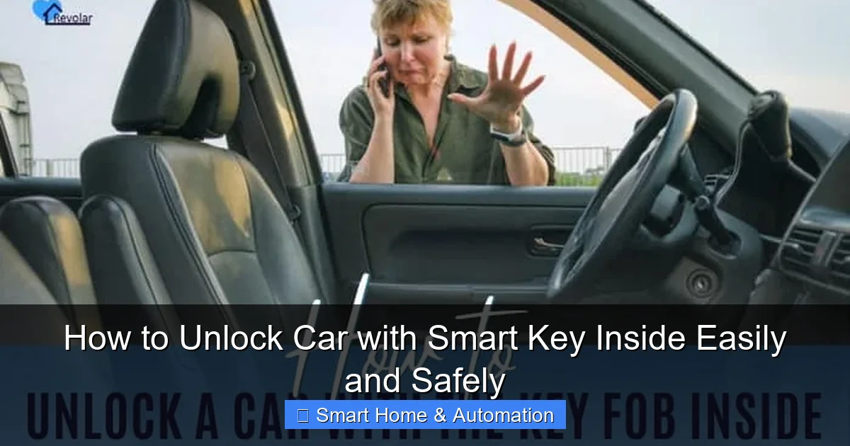 How to Unlock Car with Smart Key Inside Easily and Safely