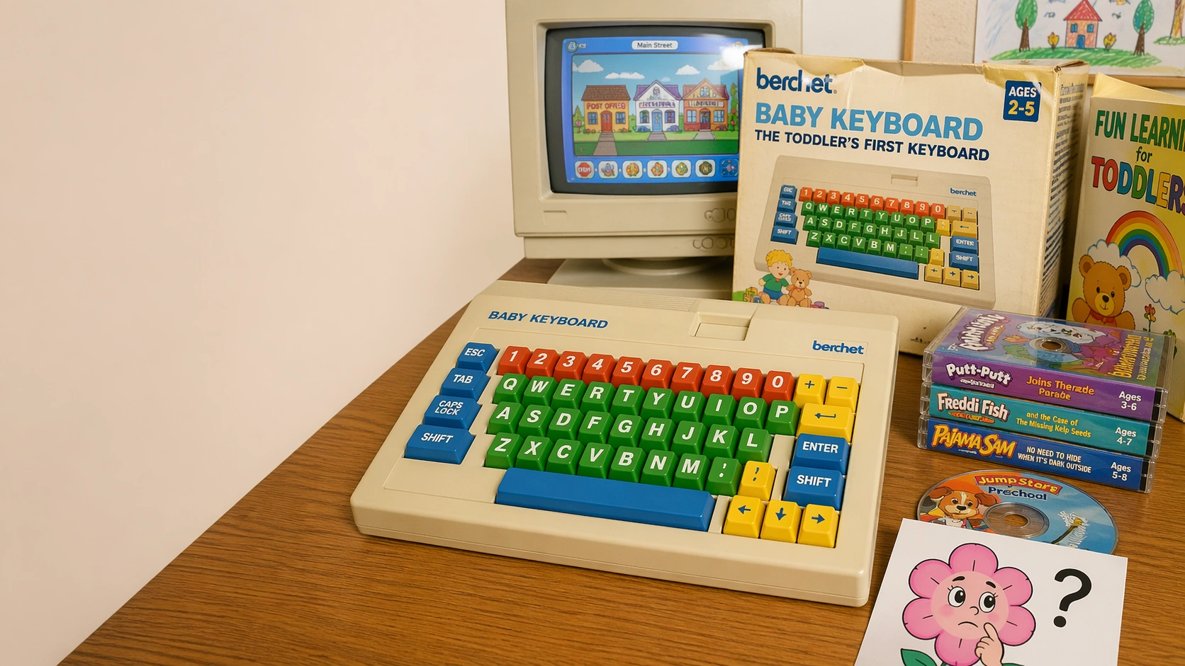 Does Berchet Media Baby Keyboard Feature Foofa