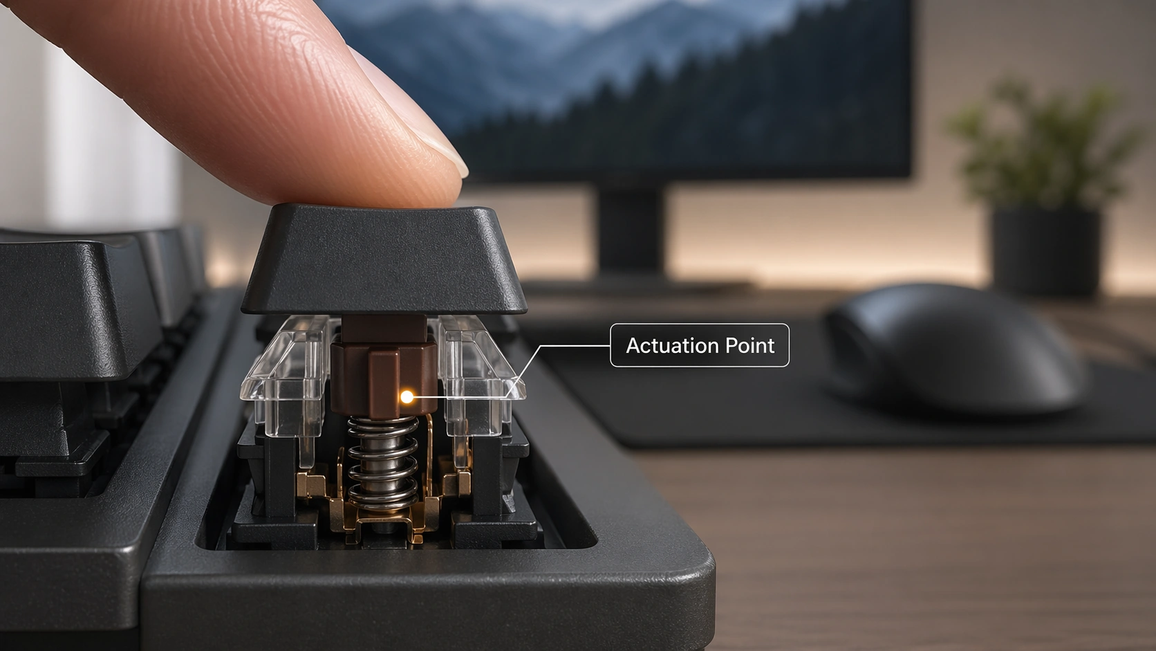 what is actuation on a keyboard
