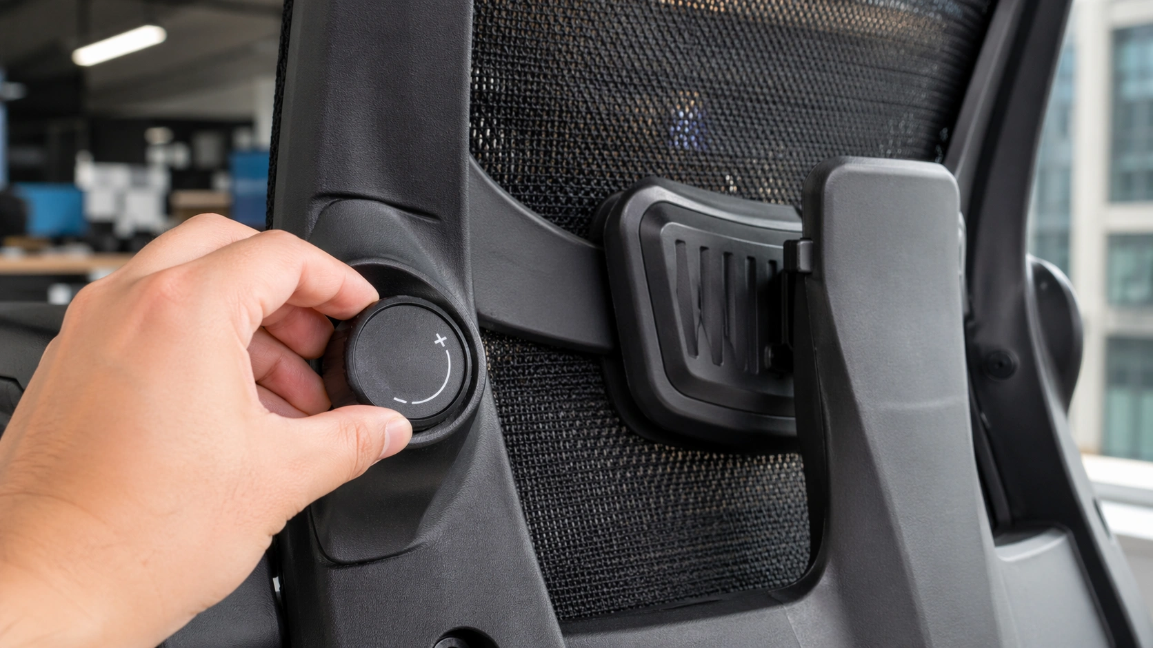 how to adjust office chair backrest