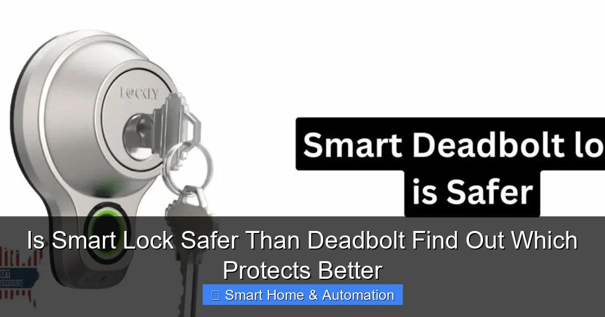 Is Smart Lock Safer Than Deadbolt Find Out Which Protects Better