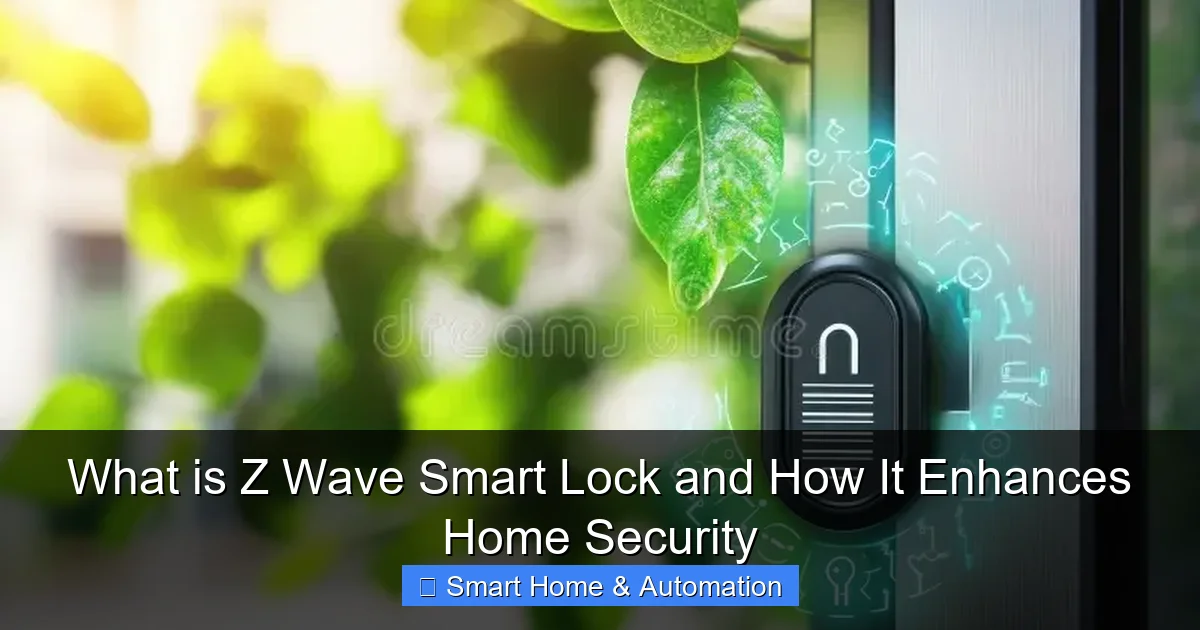 What is Z Wave Smart Lock and How It Enhances Home Security