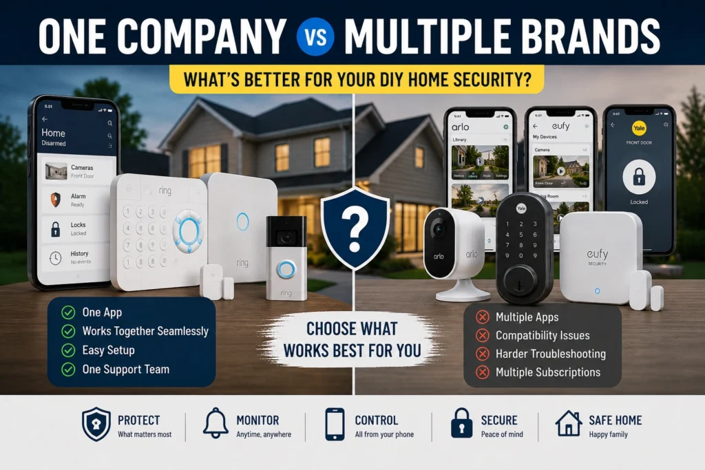 One Company vs Multiple Home Security Brands